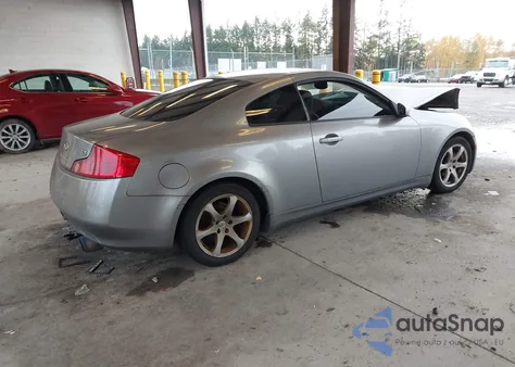 2003 Infiniti G35 Base W/Leather from USA, damaged, VIN JNKCV54E93M216233